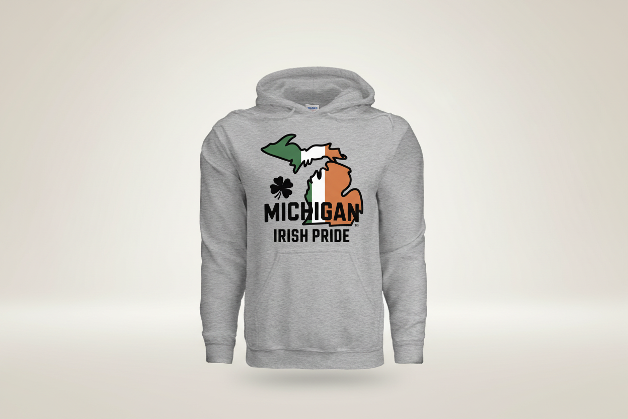 Centered Michigan Irish Pride Slideshow Banner