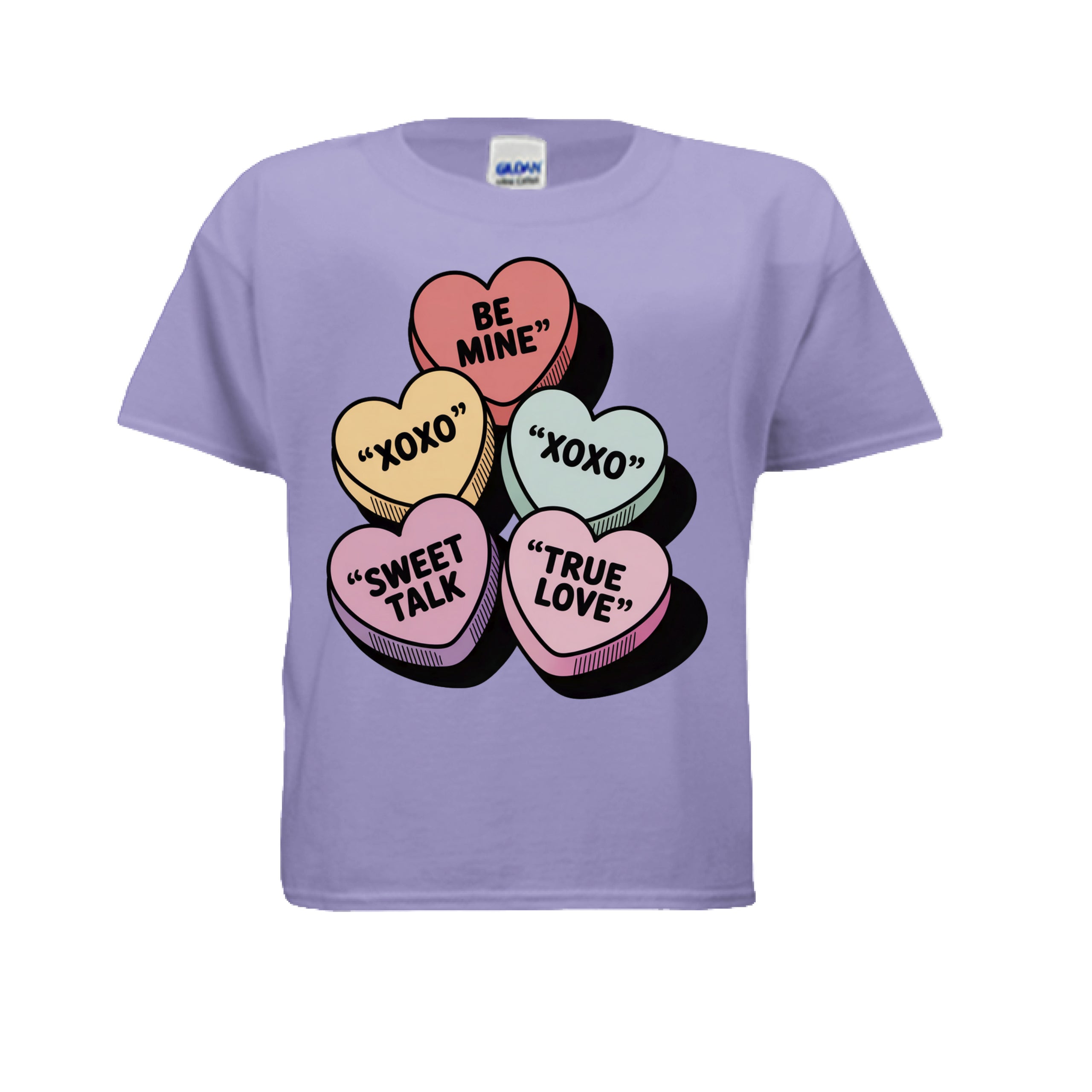 Candy Heart Valentines Day Child T-Shirt