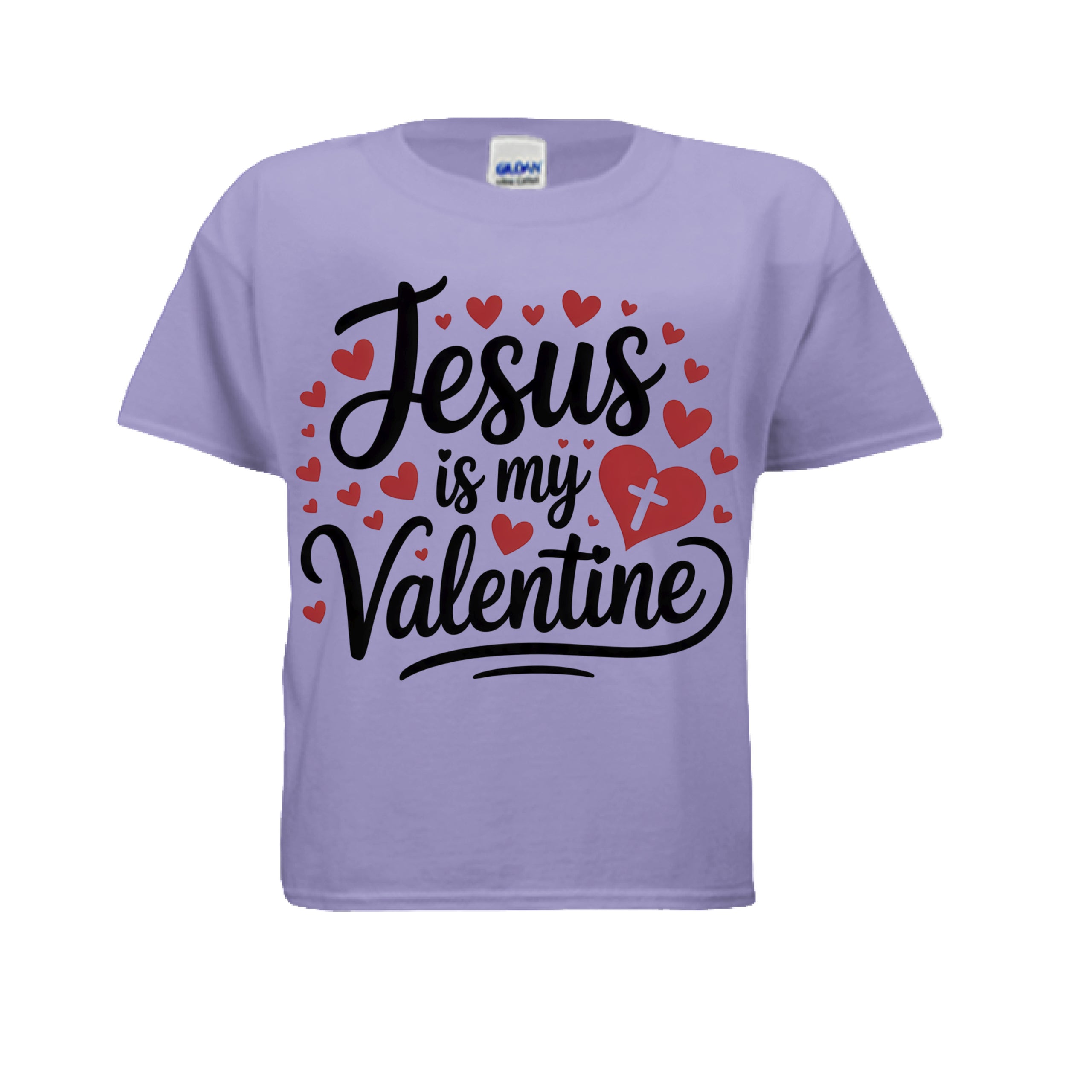 Jesus is my Valentine Child Valentines day T-Shirt