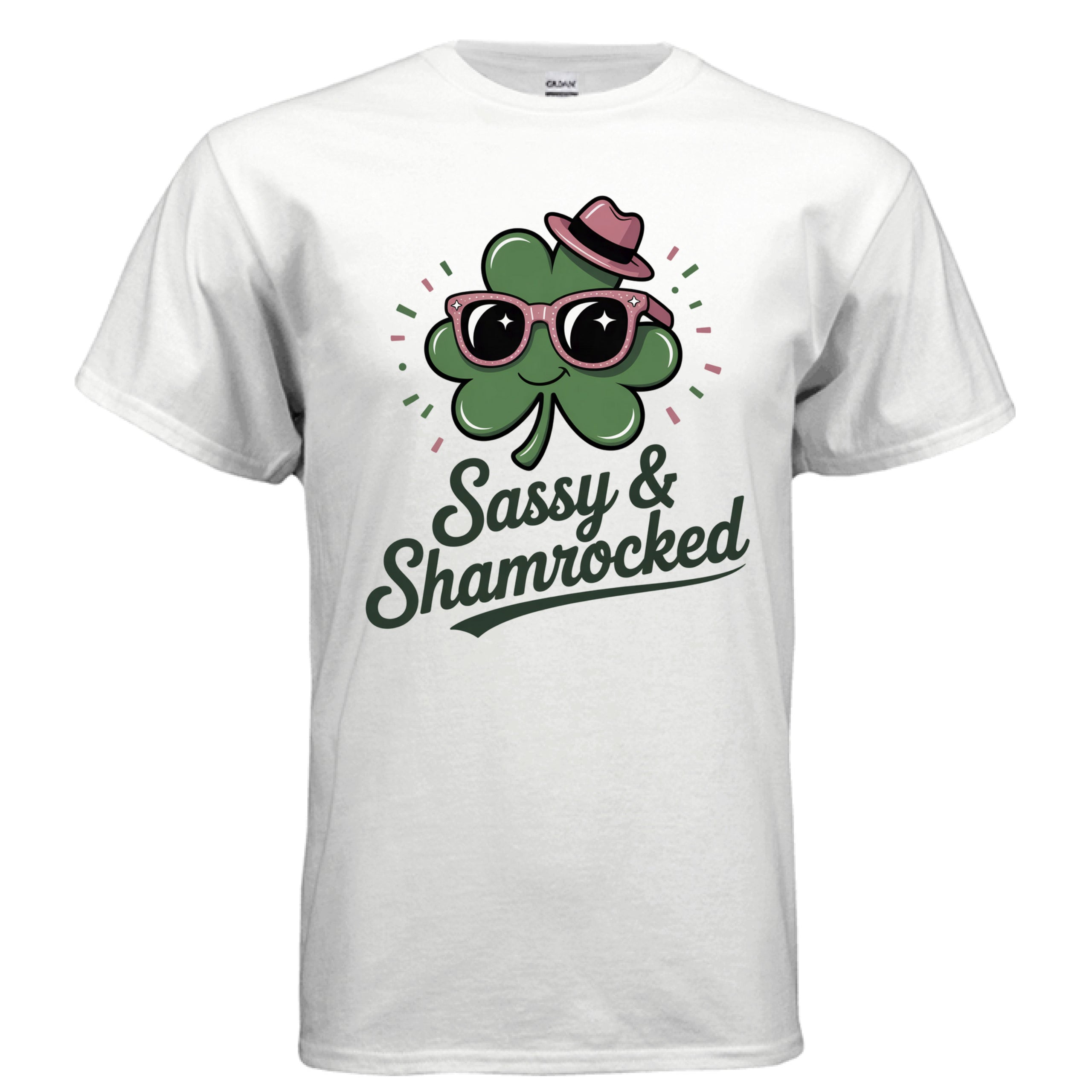 Sassy and Shamrocked St. Patrick's Day Unisex T-Shirt