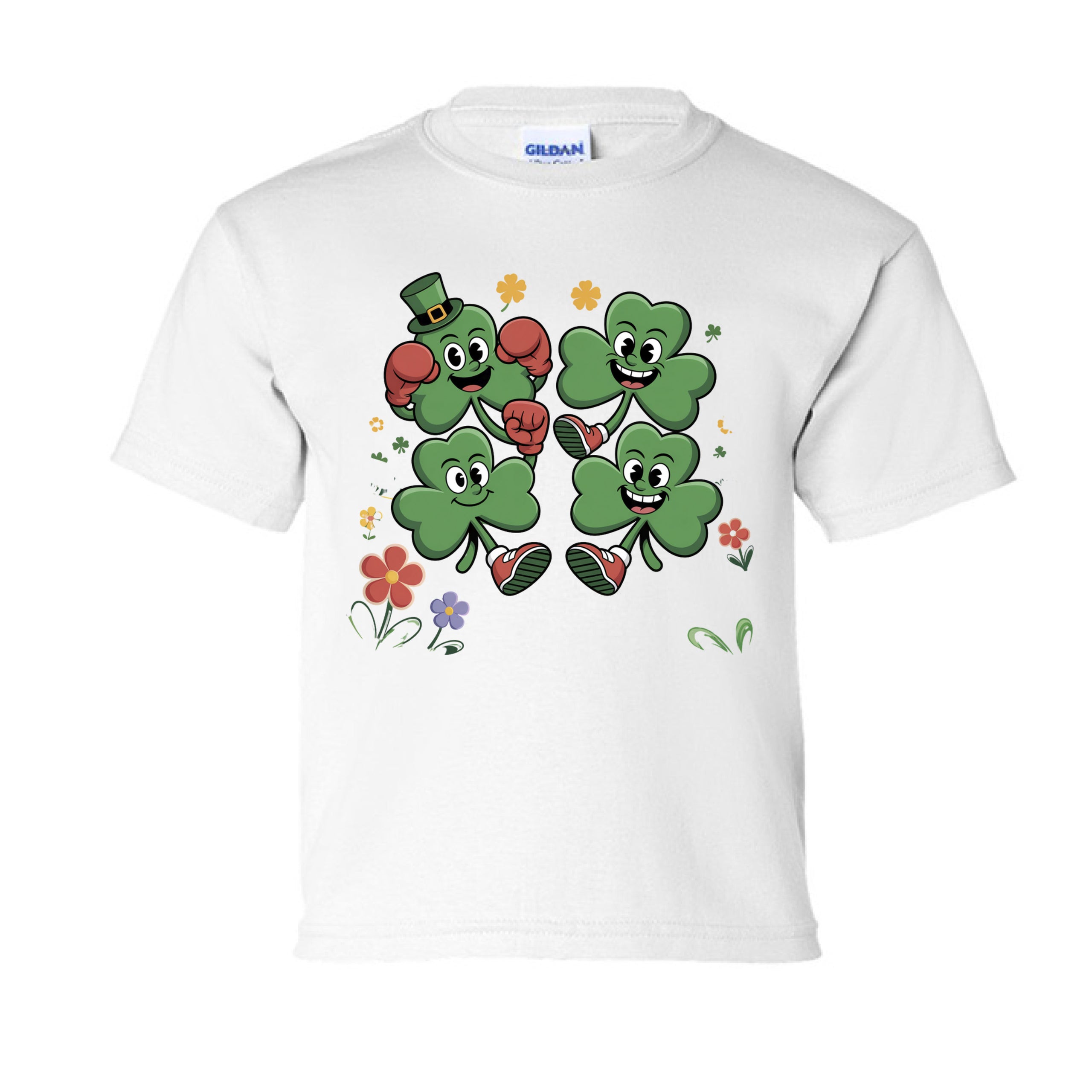 Shamrock Squad Kid-Friendly St. Patrick's Day T-Shirt