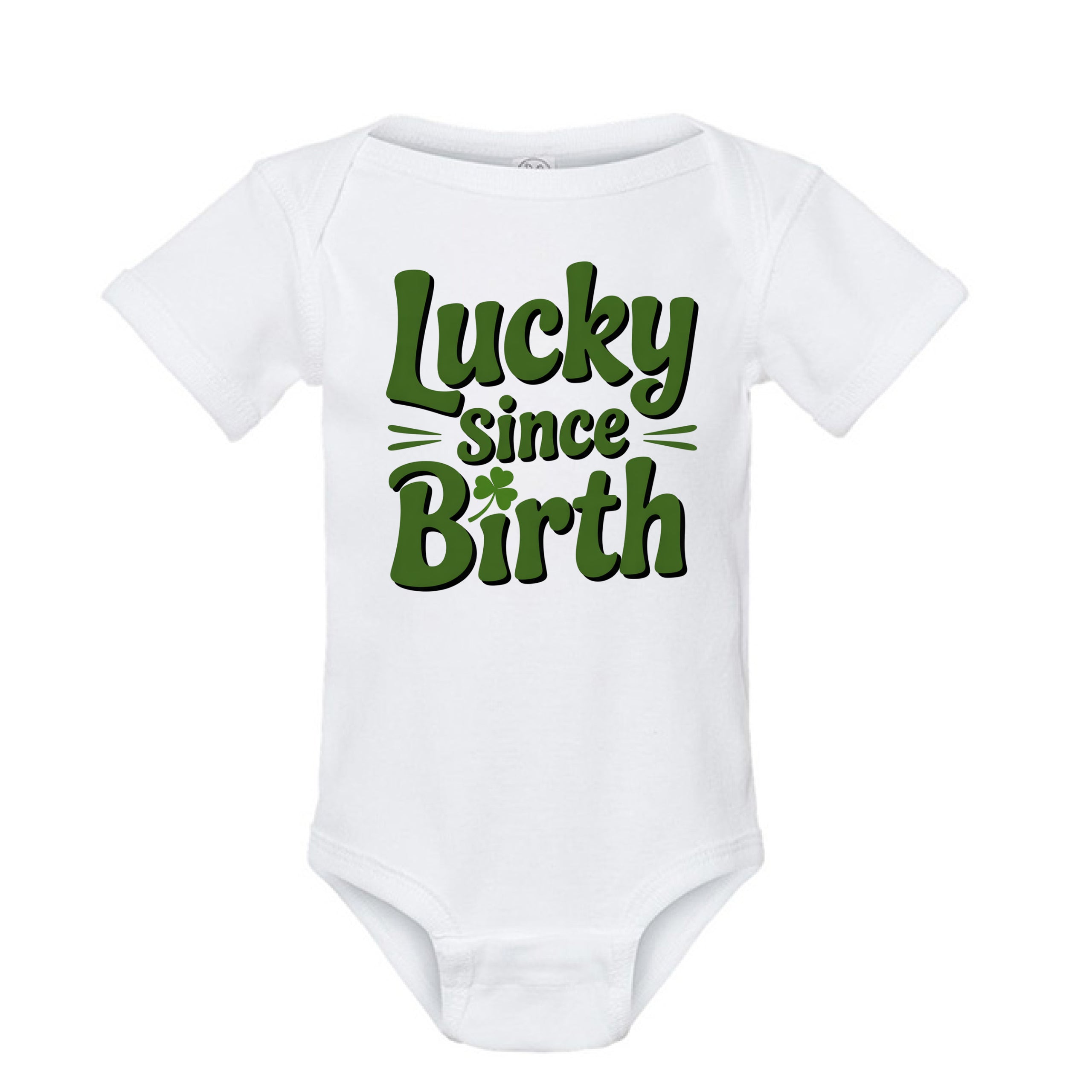 Lucky Since Birth St. Patrick's Day Baby Onesie